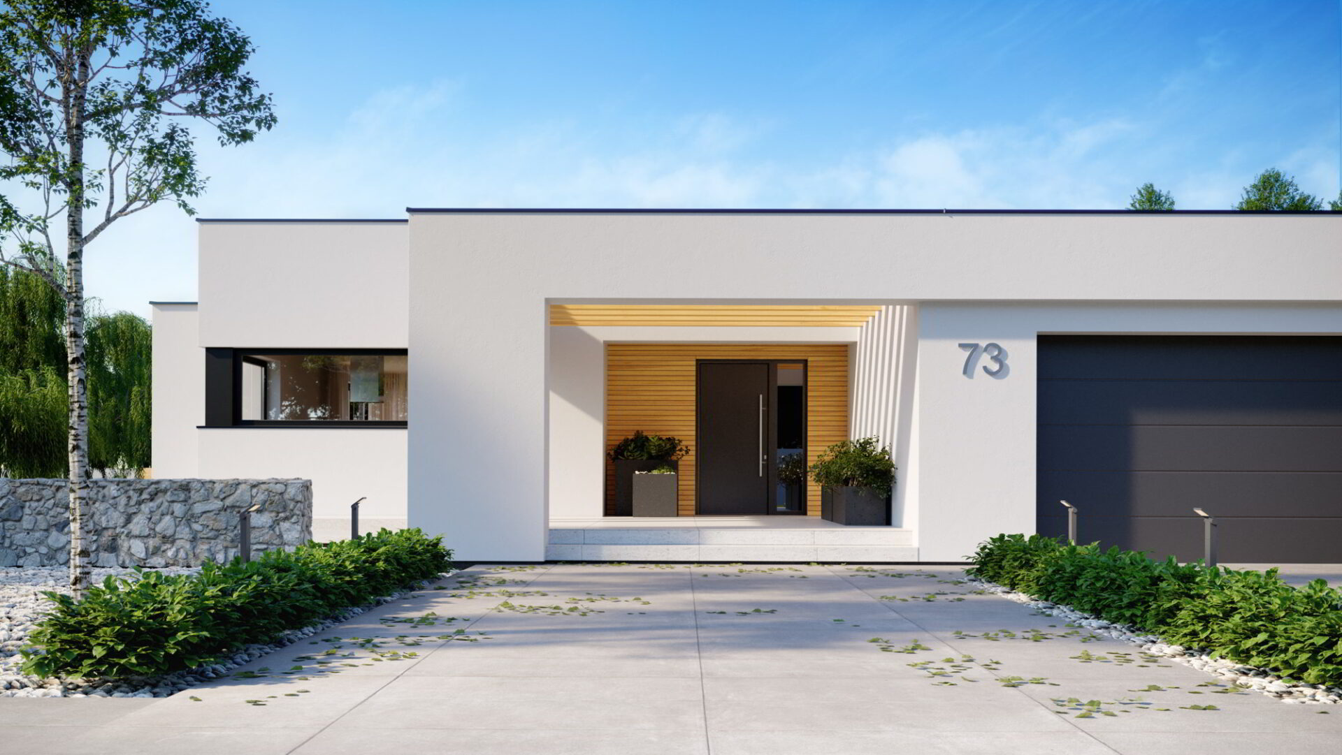 projekt domu parterowego HK-73